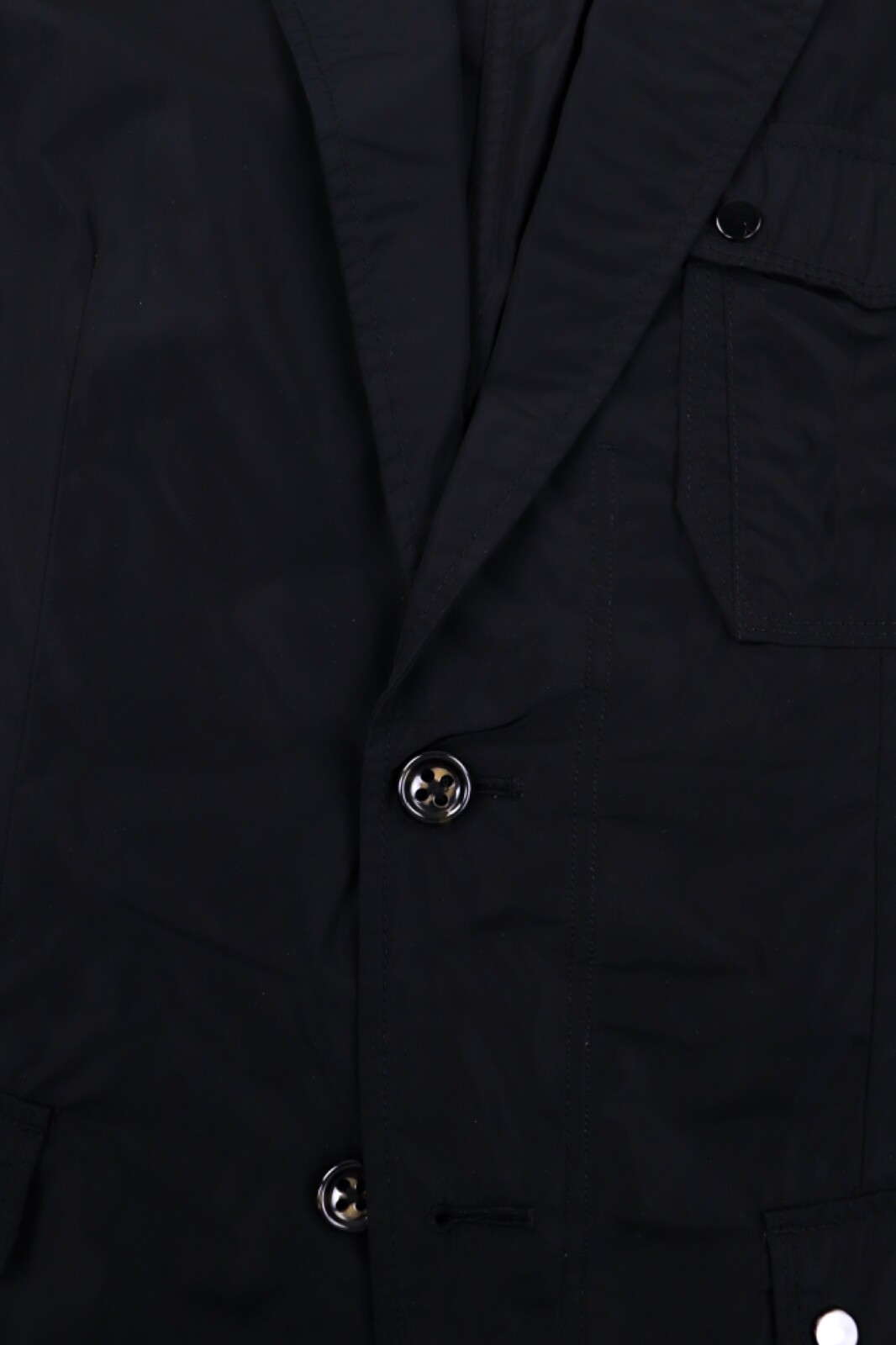 Boss Orange Vintage Overlo-W Black Nylon Cargo Multipocket Blazer Jacket US40R image 5