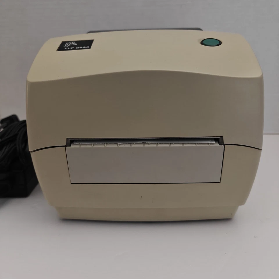 Zebra TLP 2844 Label Thermal Printer USB/Serial/Parallel w/Power Supply - Image 2 of 4