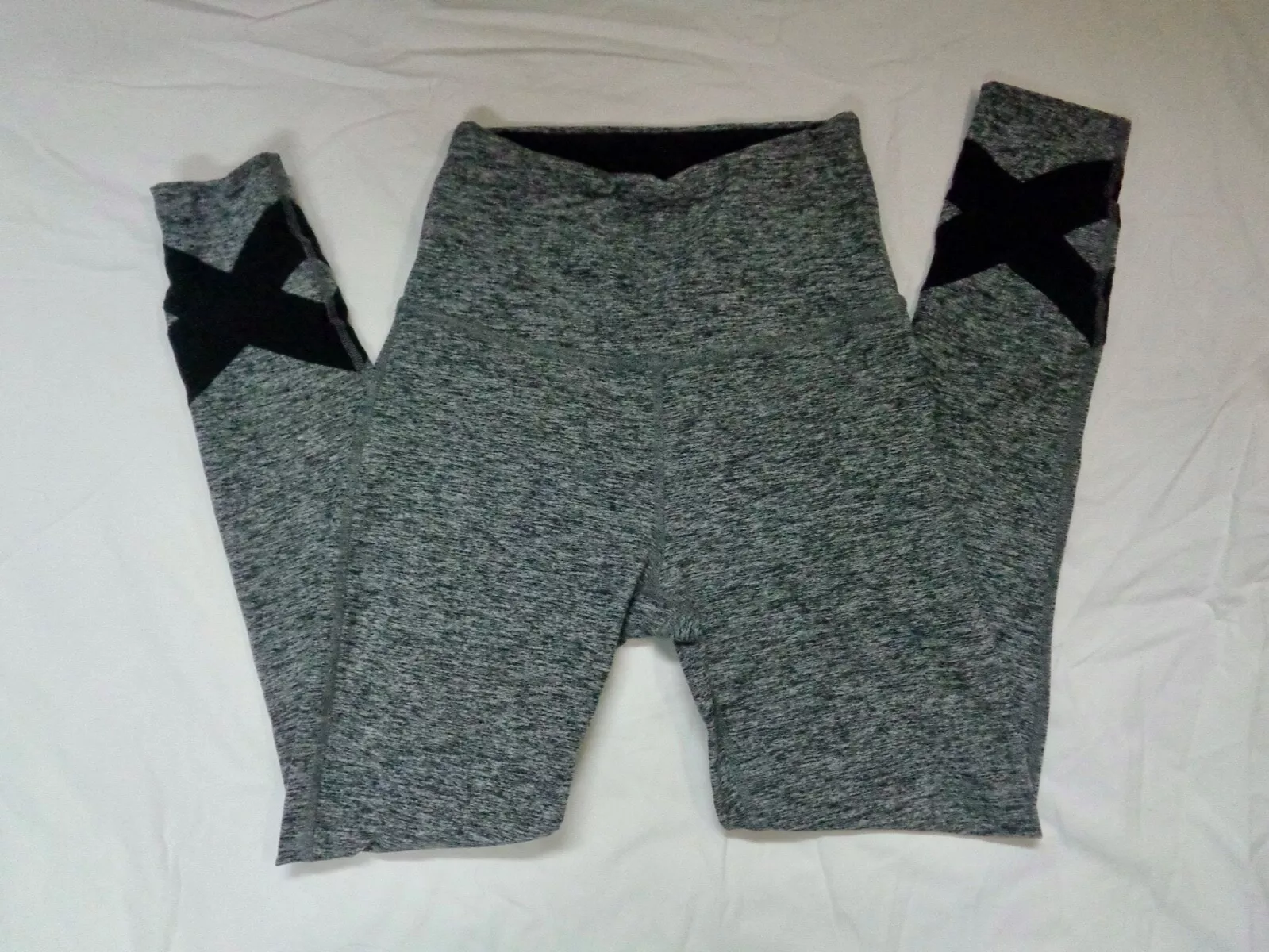 beyond-yoga vysoké kompresní černý lem kotník leggings