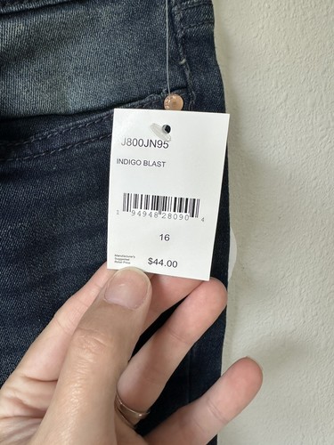 New Joe's Jeans Girl's Ultra Slim Fit Jegging Dark Wash Skinny Jeans Size 16 - Picture 3 of 9