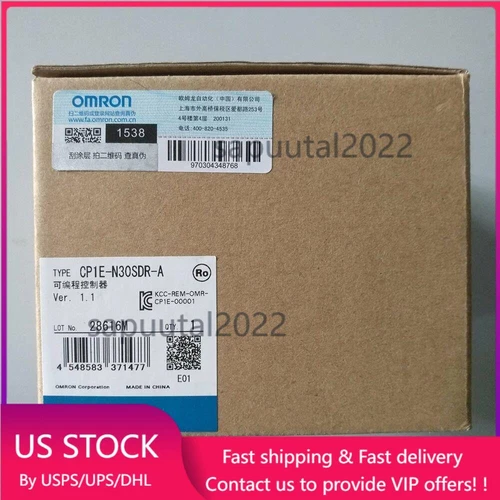 1PC New Omron CP1E-N30SDR-A PLC Module CP1EN30SDRA In Box Fast Shipping