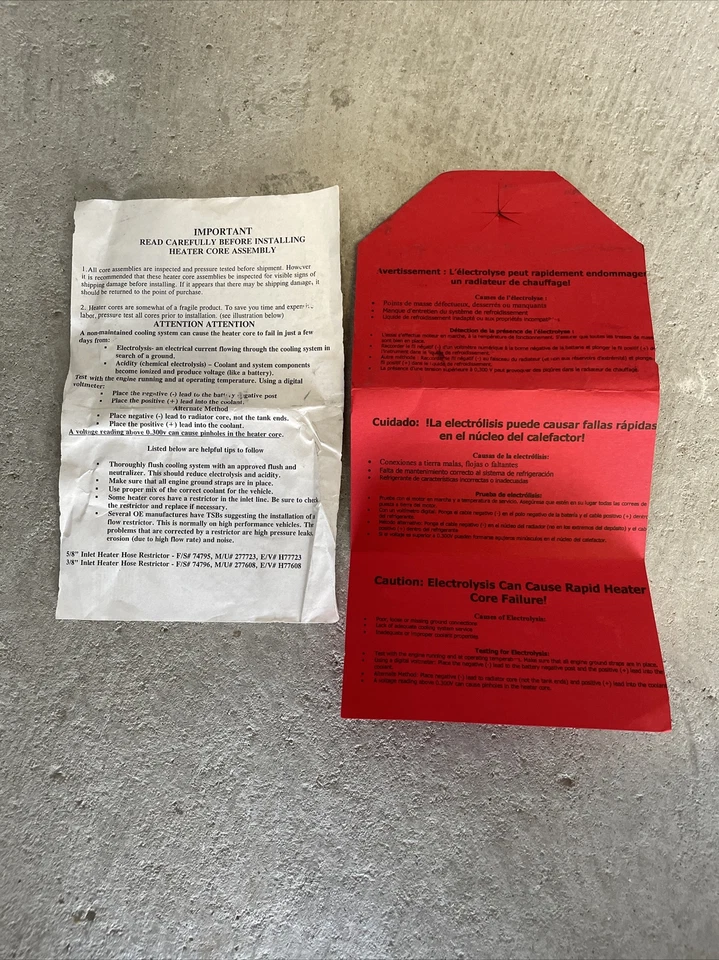 Núcleo do aquecedor compatível com 1981 Ford Escort Mercury Lynx sem AC E1EH-18476-BA - Imagem 4 de 4