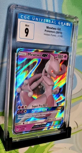 CGC Mint 9 Mewtwo GX Pokémon 31/68 Hidden Fates