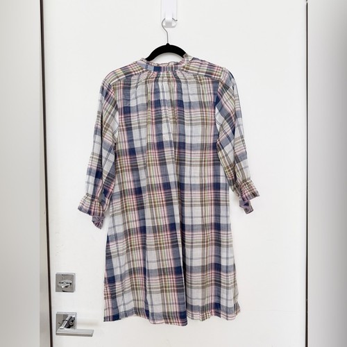 NEU NEU MIT ETIKETT DAMEN SECRET kariertes Nachthemd zum Binden am Ausschnitt Small - Bild 6 von 8
