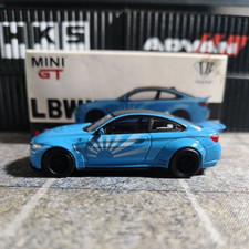 Mini GT #192 - LBWK LB WORKS BMW M4 Baby Blue MGT00192