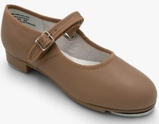 Capezio Girls Tap Shoes Size 4.5 Caramel