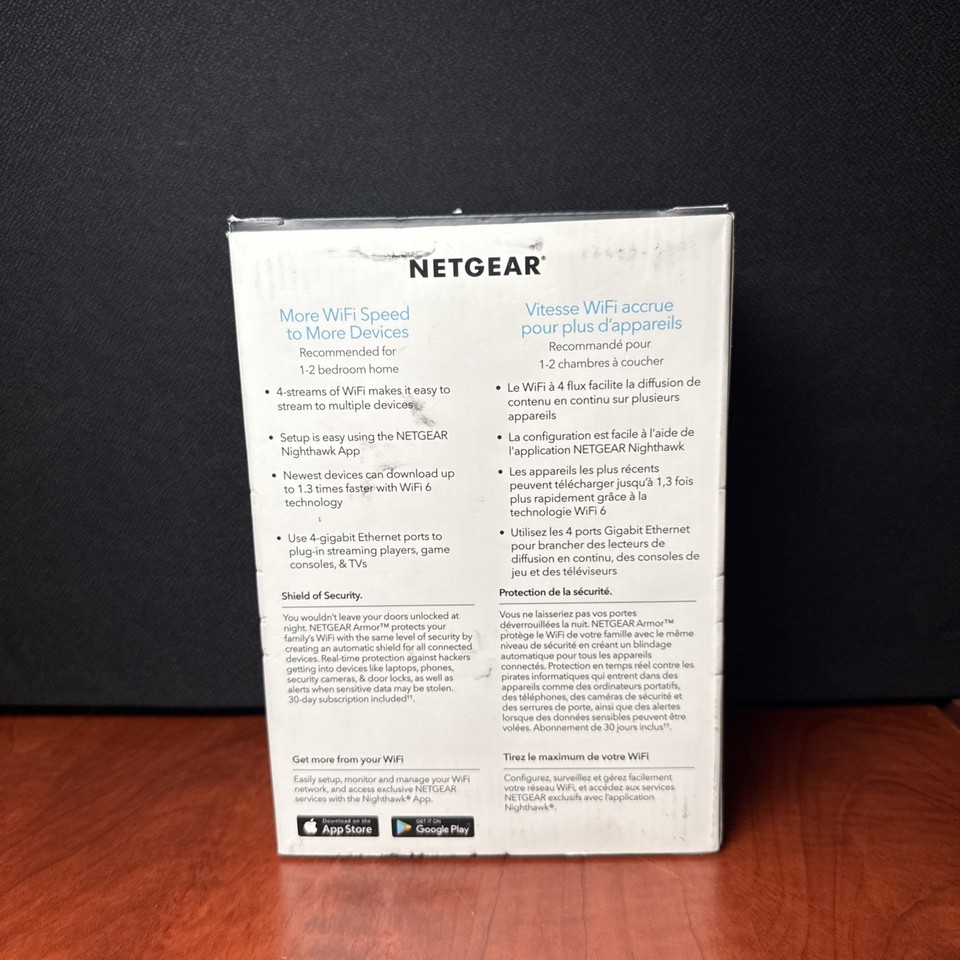 NETGEAR WiFi 6 Router (RAX5) – Security Features, AX1600 Wireless Speed ...