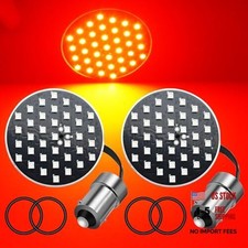 1156 Rear Turn Signals Light Bulbs Red,2'' Bullet Brake Light for Motorcycle.