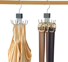 2 Pack Tank Top Hanger,Bra Hanger for Closet Organizer,Wooden Bra Storage Organi