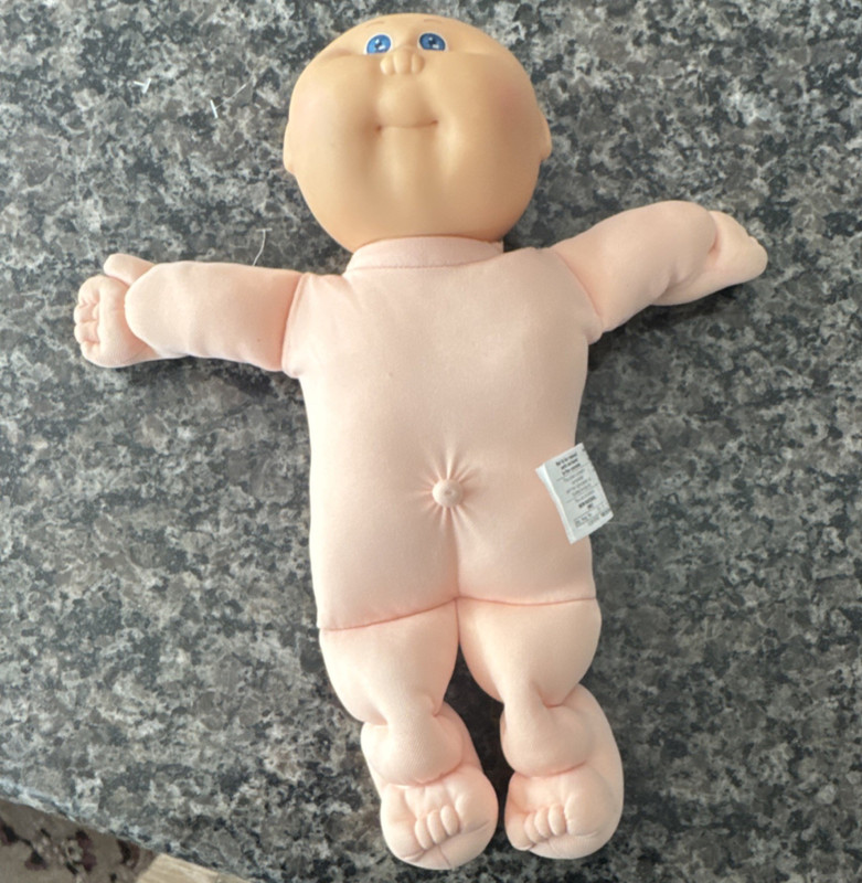 Cabbage Patch Kids 14" Soft Body Doll Blue Eyes Xavier Roberts Signed PA-1044