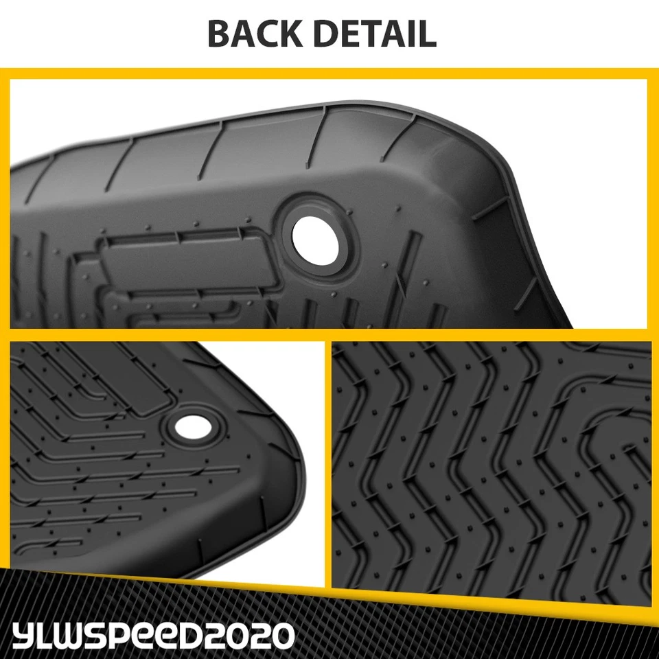 Floor Mats Fit For 2013-2019 Ford Escape 2013-2018 C-Max All Weather TPE Liners Foto 4 de 4