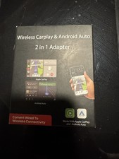2 in 1 Android Auto Wireless Adapter Wireless CarPlay Adapter Plug Play Radio-US