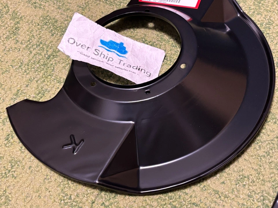 Acura Genuine Integra Honda Civic Front Brake Splash Guard Left Right Pair OEM - Imagem 3 de 4