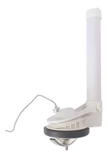 Universal Toilet Flush Valve, 2-Inch One Piece Toilet Replacement Parts Toile...