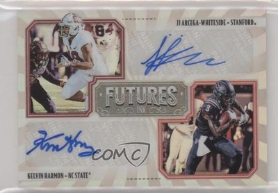 2019 Panini Legacy 56/75 JJ Arcega-Whiteside Kelvin Harmon Rookie Auto RC 7m3