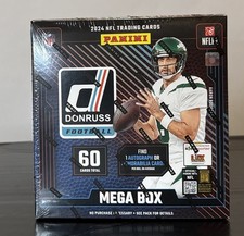NEW FACTORY SEALED 2024 PANINI DONRUSS FOOTBALL MEGA BOX NFL