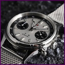 42mm China Aviation Chronograph Quartz 1963 Watch For Men 21 Zuan Pilot