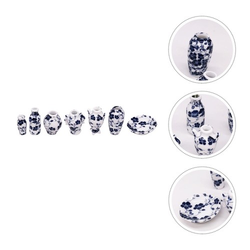 7pcs Mini Vase Mini House Vase Play House Toy Ornament Photo Requisite - Bild 12 von 12