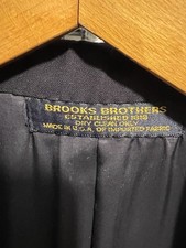 Brooks Brothers women  s Navy Solid Worsted wool blazer