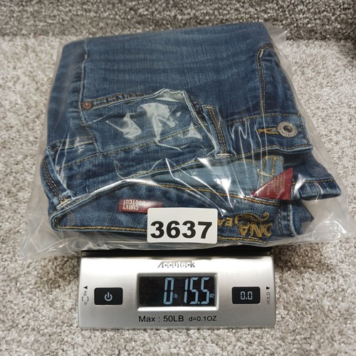 Jeans Arizona para mujer 5 cortos azules curvilíneos bootcut denim clásicos elásticos tiro medio - Imagen 11 de 11
