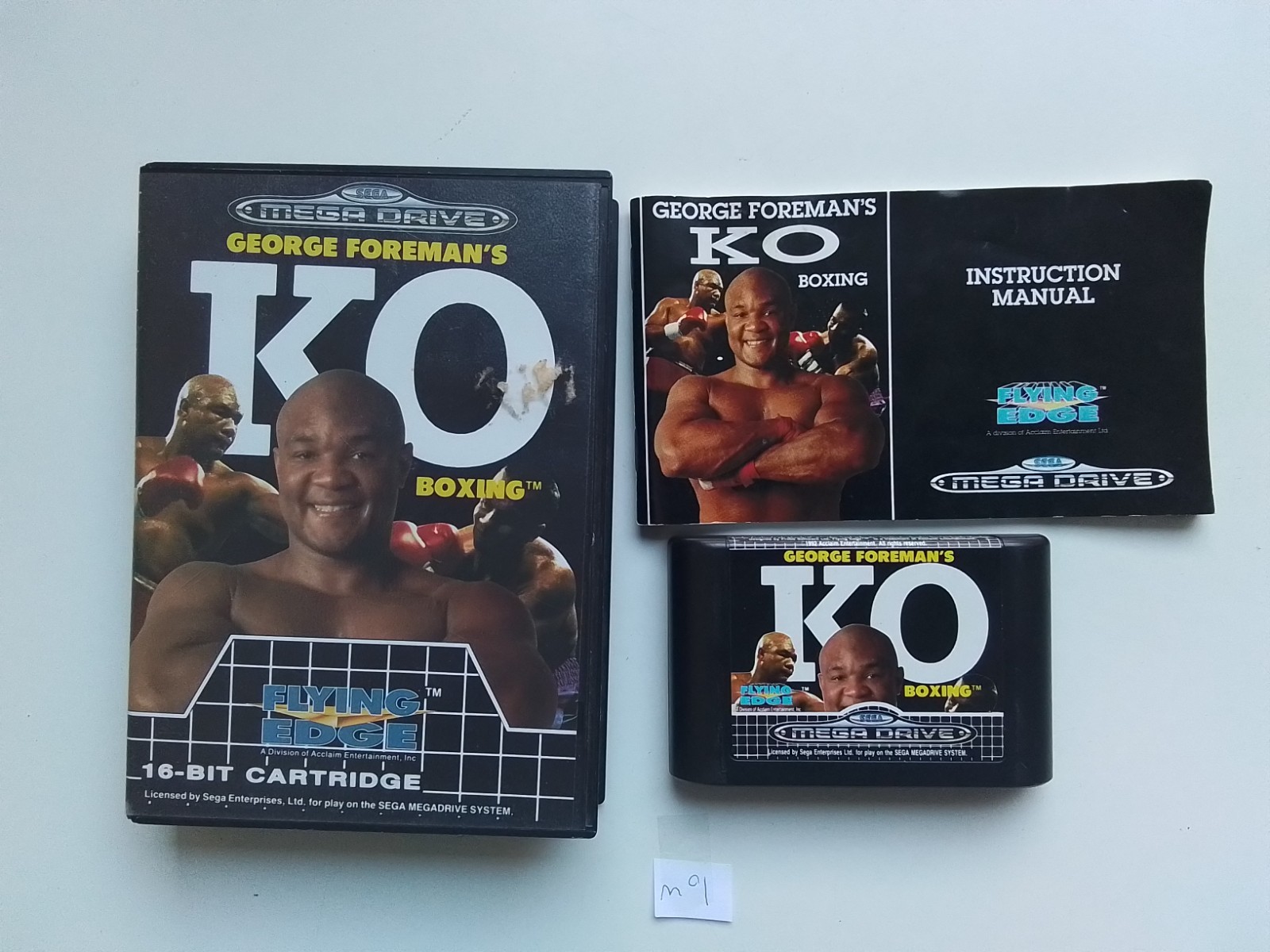 George Foreman’s KO Boxing Complet sur SEGA Megadrive !!!