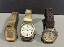 Vintage Watches Lot Of 3, As Is