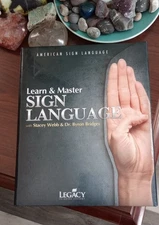 Learn and Master Sign Language Hard Cover Book and CDs Learn and Master