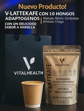 Vital Health Coffee - LatteKafe Nuevo 10 Adatogenos Capuchino Saludable