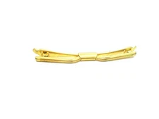 Collar Bar Clip gold tone vintage Art Deco soft Collar Holder NU LOK