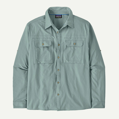 Patagonia M's L/S Self Guided Sun Shirt - Col.BLSG (Blue Sage)