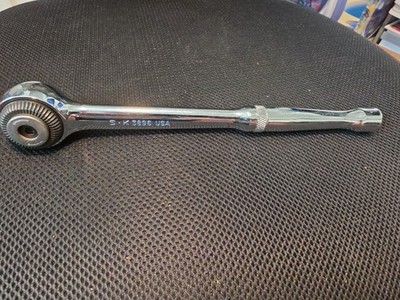 SK Tools USA 1/2  Drive Bent Handle Ratchet Rare Tool 10'' Long