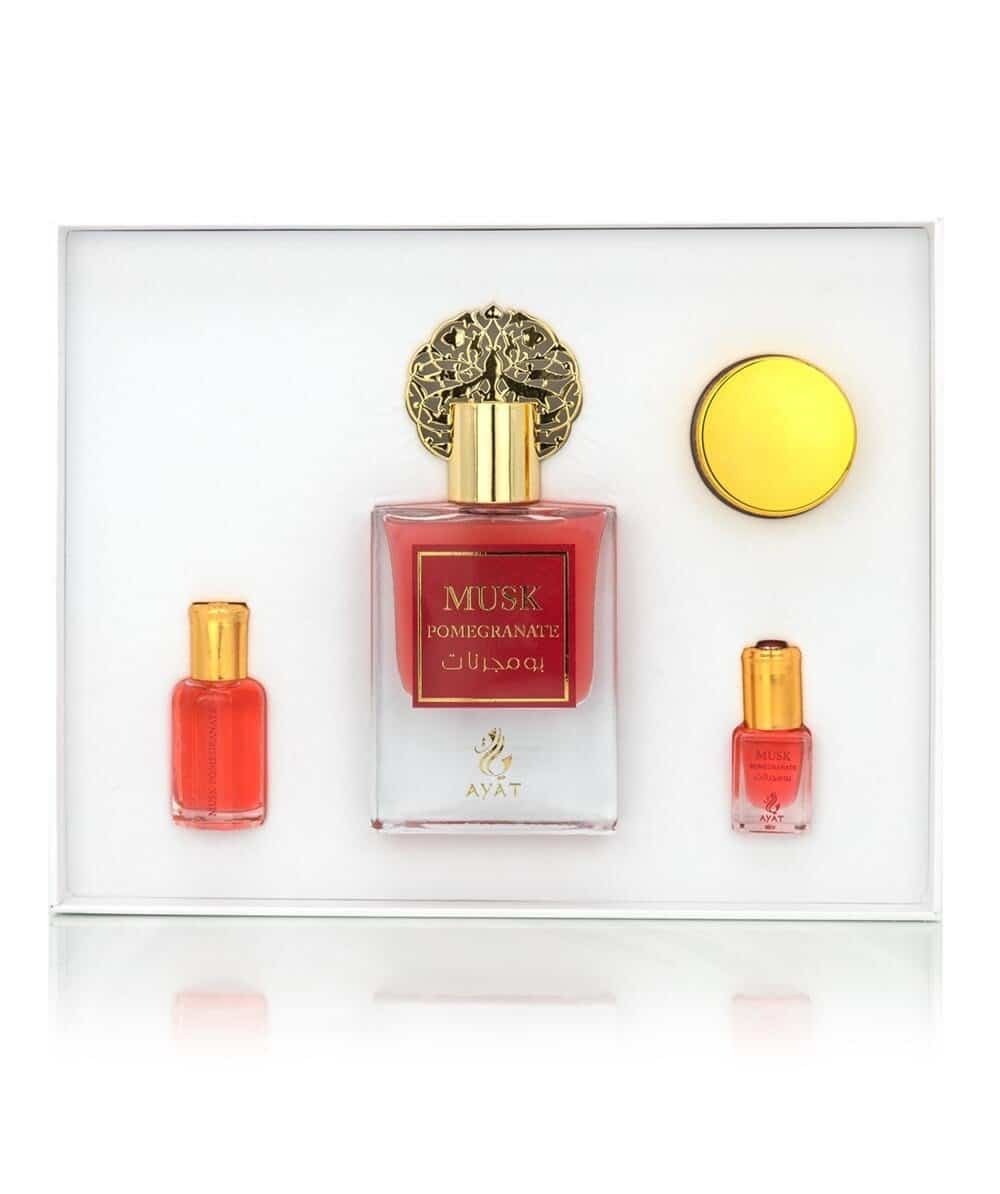 Coffret Eau de Parfum Musk Ayat Perfumes parfum longue tenue anti-odeurs pour peau sensible