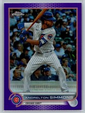 2022 Topps Chrome Update Andrelton Simmons    USC112