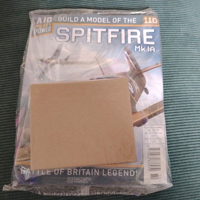 HACHETTE Build a Model of the Spitfire MK1A Ausgabe 110 #110 nagelneu & versiegelt