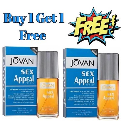 Jovan Sex Appeal EDC Cologne For Men 3 oz attractive Perfume Buy 1