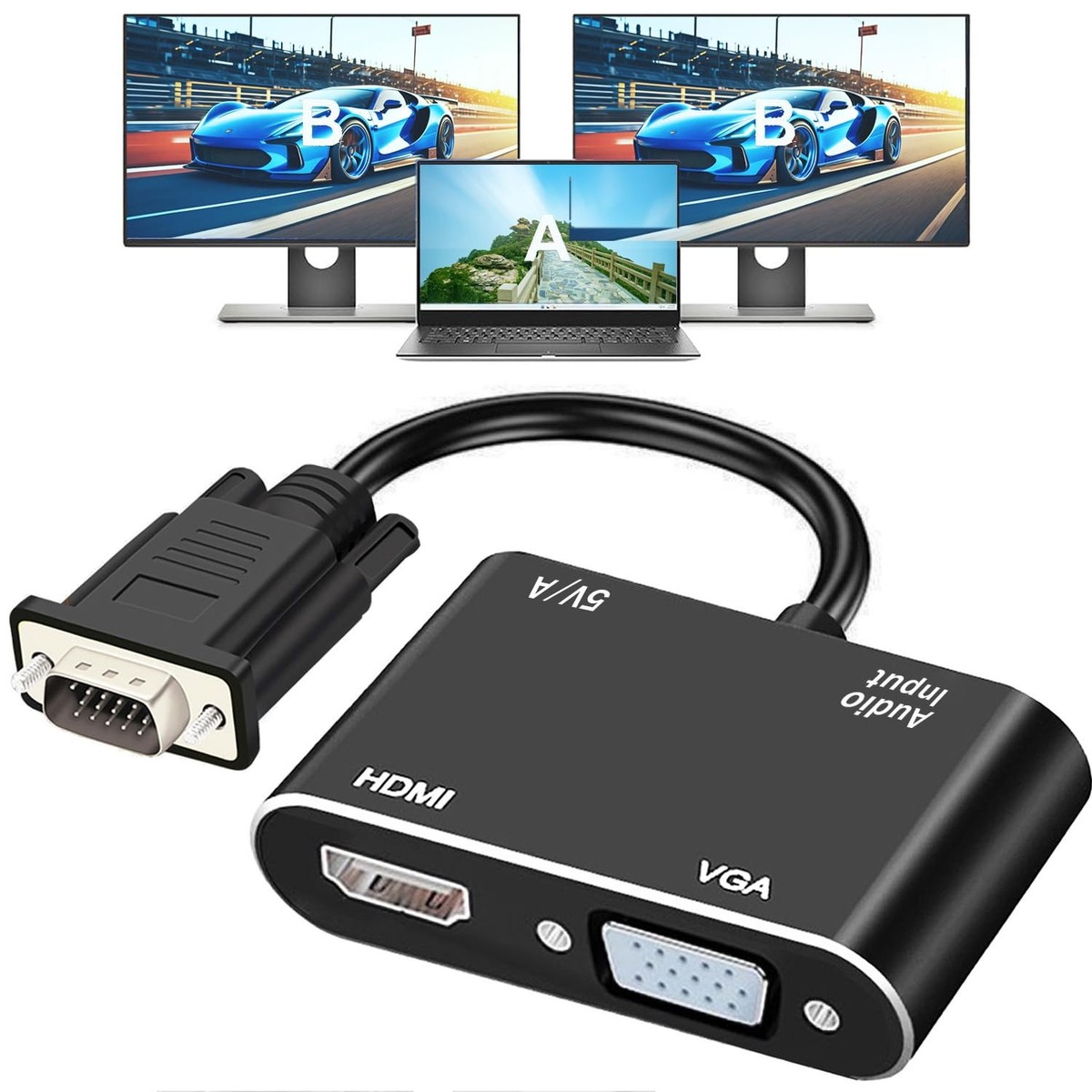 HDMI/VGA to HDMIコンバータ ATEN製 VC1280 2ポート HDMI/VGA→HDMI