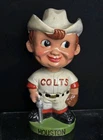 1960's Bobble Head Nodder Houston Colts .45 Green Base with Pistol