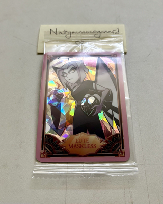 NEW 2025 Hazbin Hotel TCG Promo Card 12 LUTE MASKLESS Cracked Ice