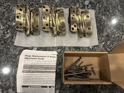 Andersen Frenchwood Patio Door Hinge Antique Brass RH Right Hand 2578946 **NEW**