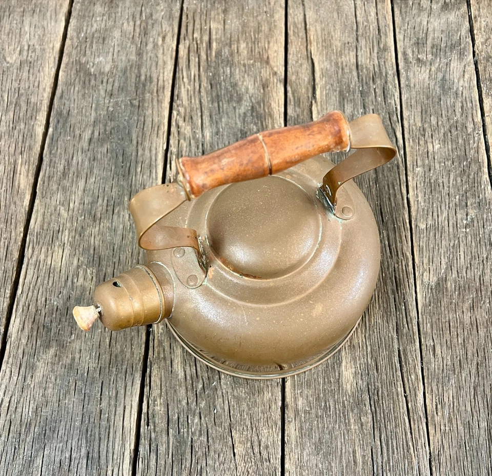 Tetera de cobre vintage - Tetera de cobre ODI hecha en Portugal Foto 2 de 4