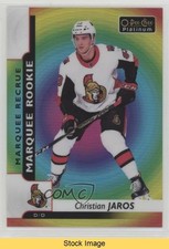 2017-18 O-Pee-Chee Platinum Rainbow Color Wheel Christian Jaros #169 READ 8tn