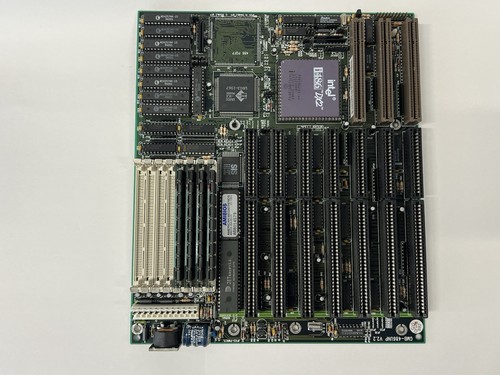 UNTESTED Socket 3 Intel i486 DX2 CPU and vintage motherboard with RAM - Picture 6 of 13