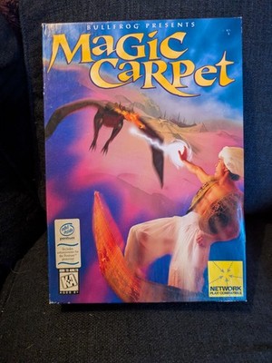 Bullfrog Presents Magic Carpet Plus PC IBM 1995 Big Box Computer Game