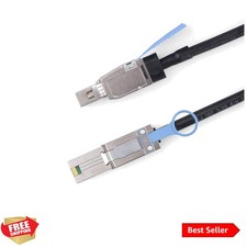 SFF-8644 to SFF-8088 SAS Cable, 6Gbps External Mini SAS HD to SAS 2.0 26-Pin ...