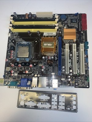 ASUS MOTHERBOARD P5QL-VM DO motherboard W/ Intel E8400/ IO Plate