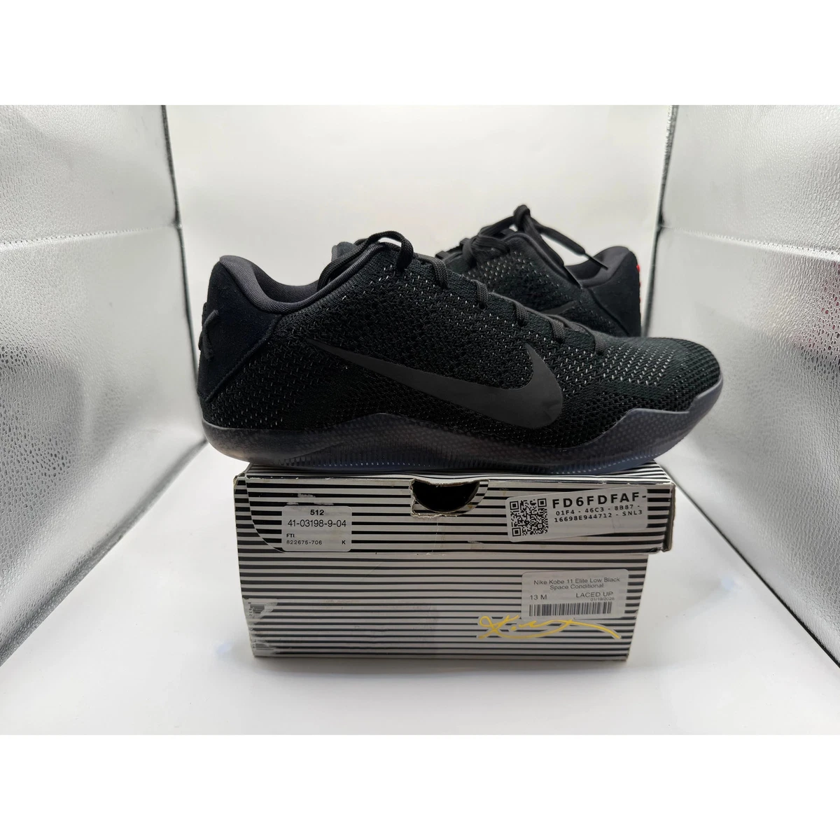 Nike Kobe 11 Elite Low Black Space | eBay