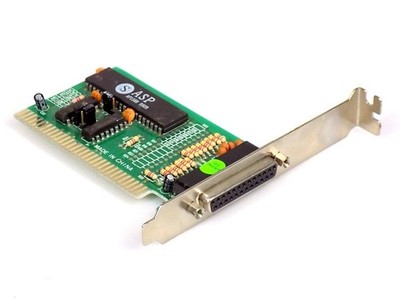 ASP V216-033-A-010 AP138B 9909 ISA Schnittstellenkarte mit DB-25 Parallel-Port