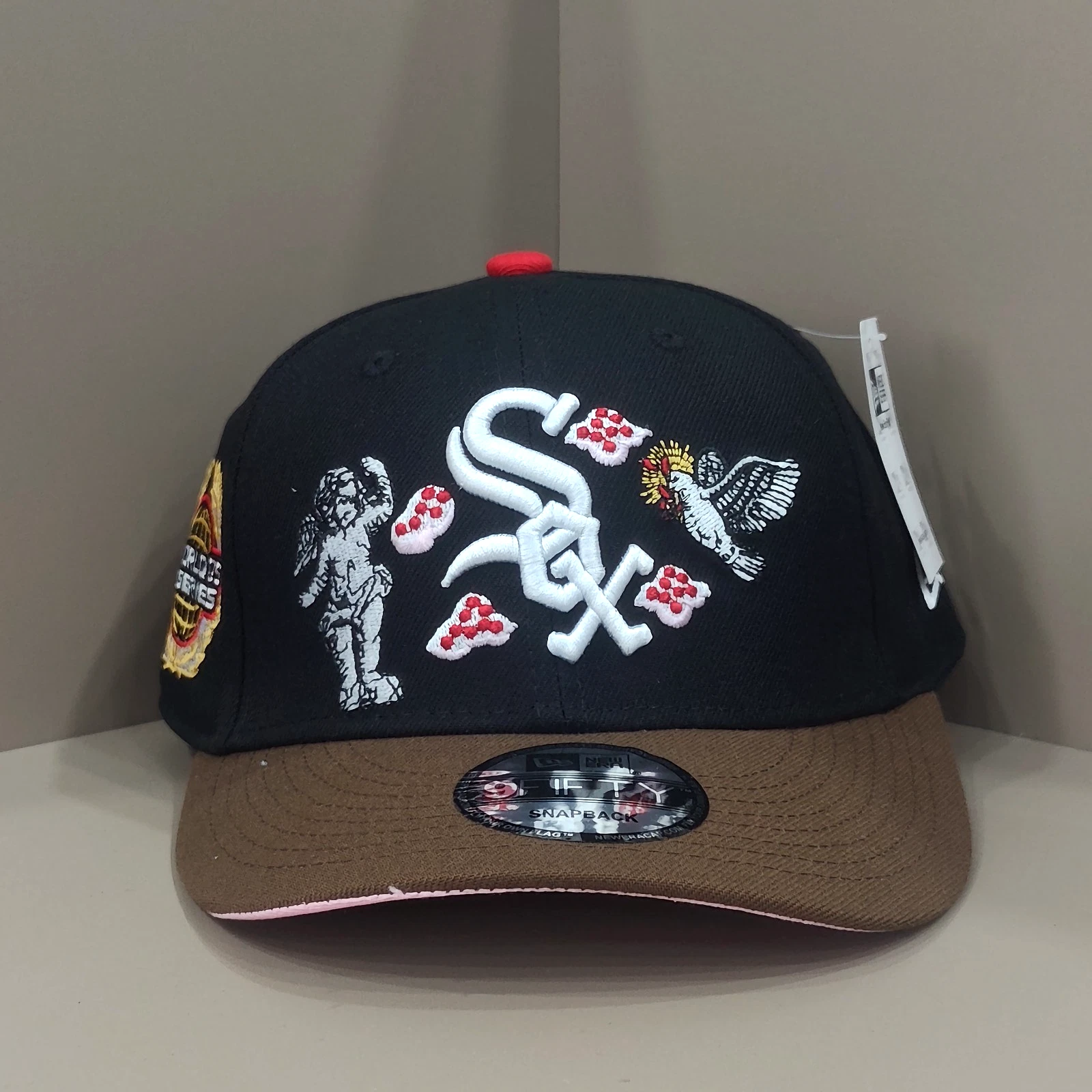 CHICAGO WHITE SOX Letter Embroidered Black Brown Patchwork Baseball Cap
Opens in a new window or tab