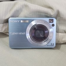 Sony Cyber-shot DSC-W120 7.2MP 4x Optical Zoom Digital Camera Blue 90 new