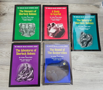5 Sherlock Holmes, Reference Library TPB RARE HTF Nice copies! 1 New sealed!